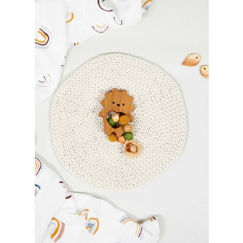 Прорезыватель для зубов деревянный ежик