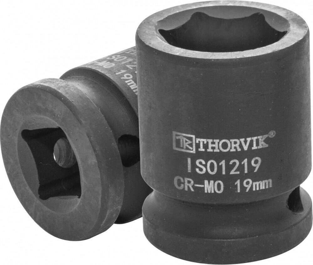 Головка торцевая ударная Thorvik 1/2"DR, 19 мм IS01219 53414 - фото №6