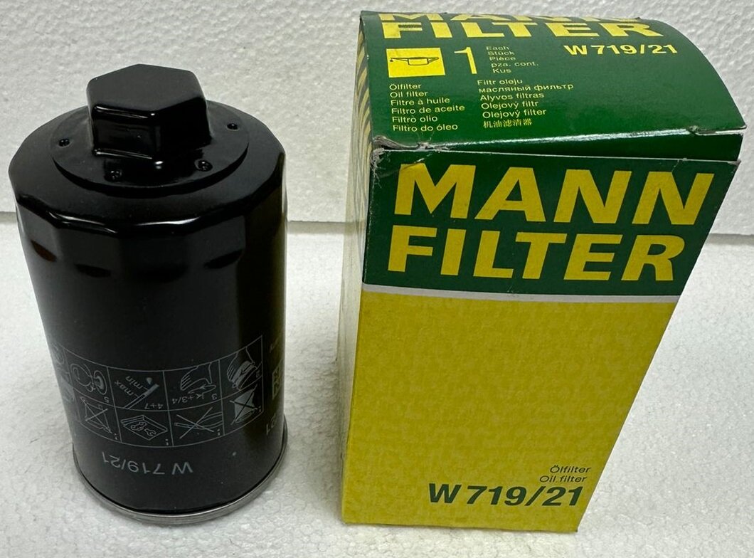 Фильтр масляный MANN-FILTER W 719/21