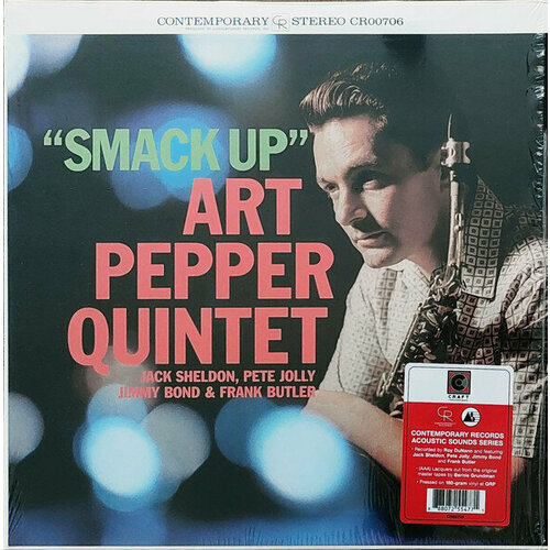 john coltrane crescent acoustic sounds 1lp 2022 black 180 gram gatefold acoustic sounds series виниловая пластинка Art Pepper Quintet - Smack Up (CR00706)