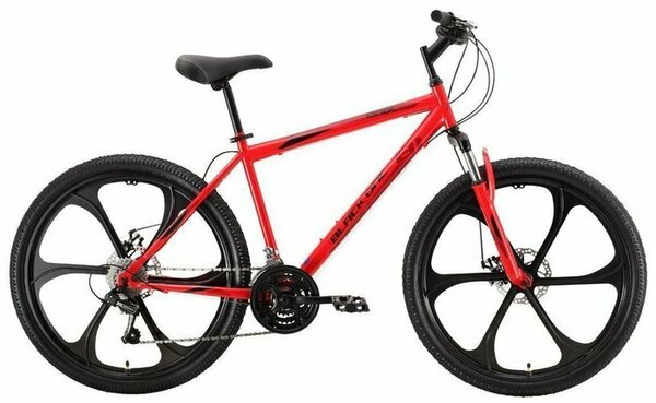 Велосипед Black One Onix 26 D FW (HQ-0005345), рама 20", красный/черный