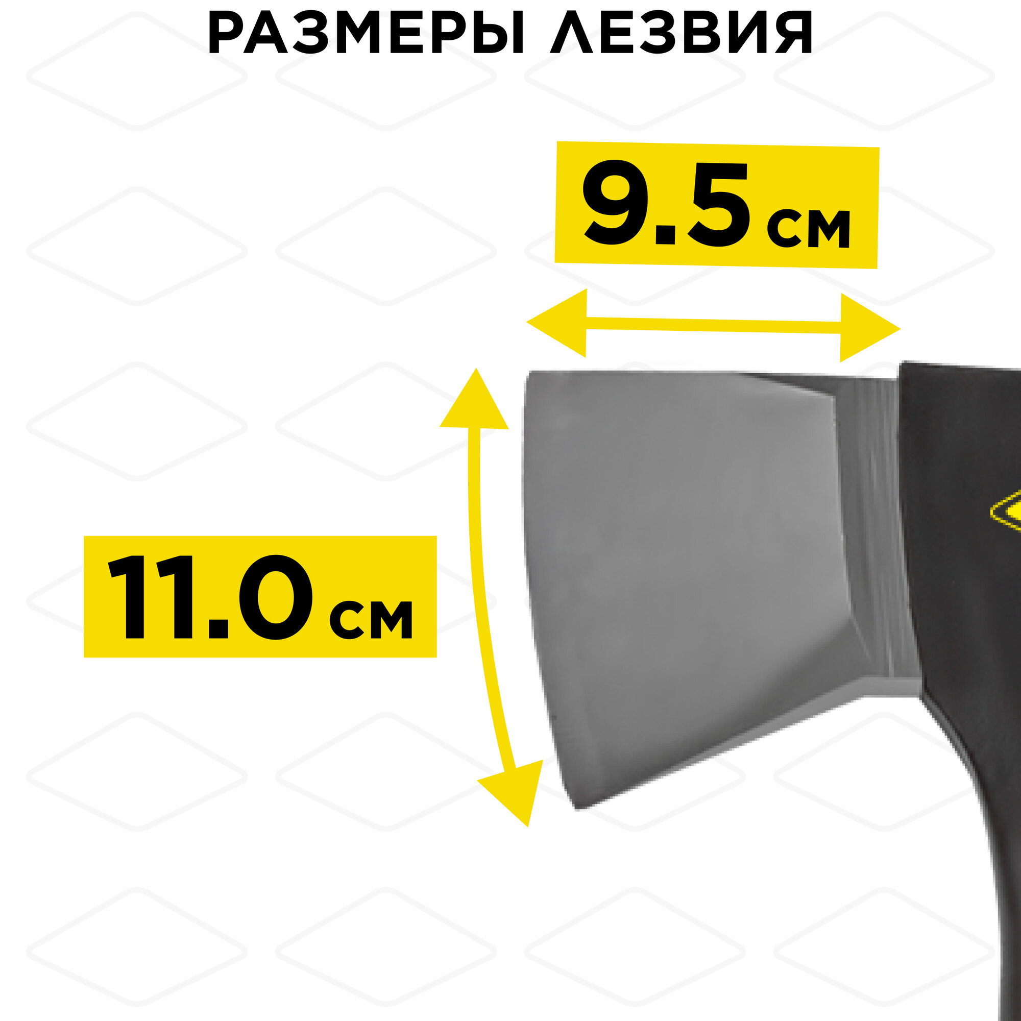 Топор-колун DDE Dynamic AXE32 большой русский, 800 мм, 2550 г.