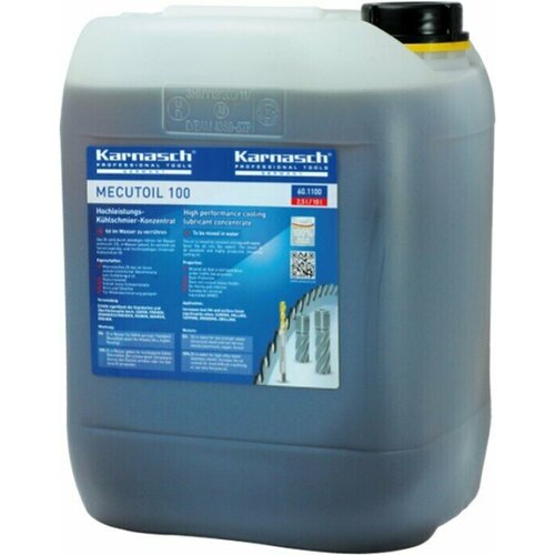 Смазочно-охлаждающая жидкость Karnasch Mecutoil-100 PRO 10 л 32000₽