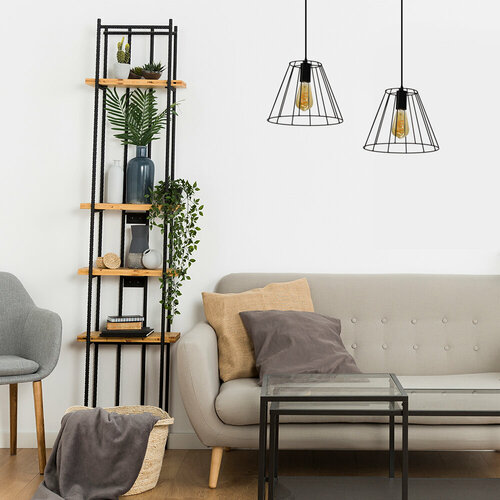 Потолочный светильник с цоколем Е27 220 В 40 Вт металлический 1835₽