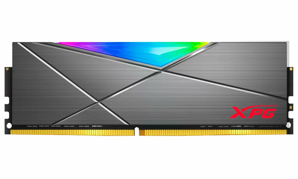 Оперативная память ADATA DDR4 8GB 3200MHz XPG SPECTRIX D50 RGB Grey (AX4U32008G16A-ST50)