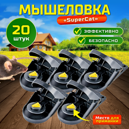 Мышеловка SuperCat 20 шт 600₽