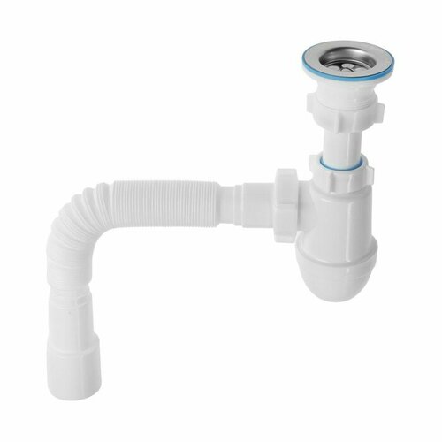 Сифон для мойки АНИ Пласт Варяг VC0115 1 12 х 40 мм с гофрой 40 x 4050 мм 640₽