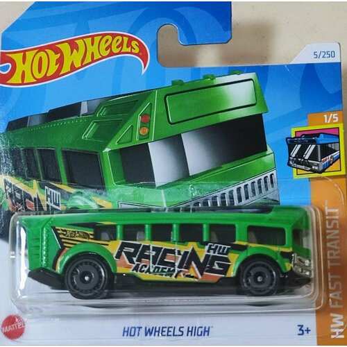 Hot Wheels Машинка базовой коллекции HOT WHEELS HIGH зеленая 5785/HTB42 hot wheels машинка базовой коллекции dodge charger drift зеленая 5785 hkg92