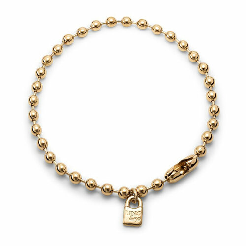 Колье UNOde50, золотой позолоченное ожерелье виолета malababa