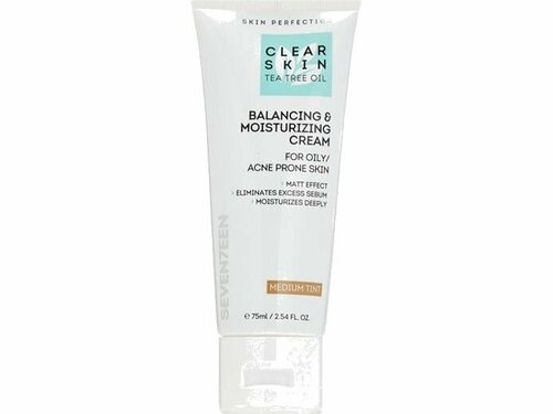 Крем увлажняющий с маслом чайного дерева SEVEN7EEN Clear Skin