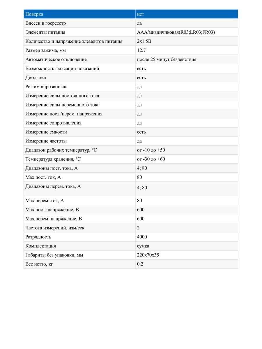 Токовые клещи СЕМ Cem - фото №16