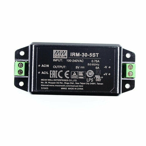 Источник питания AC-DC на печатную плату Mean Well IRM-30-5ST