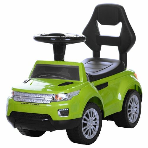 Каталка-машина Bambi Land Rover, зеленая, свет, звук каталка толокар ocie машина со звуковыми эффектами цвет голубой