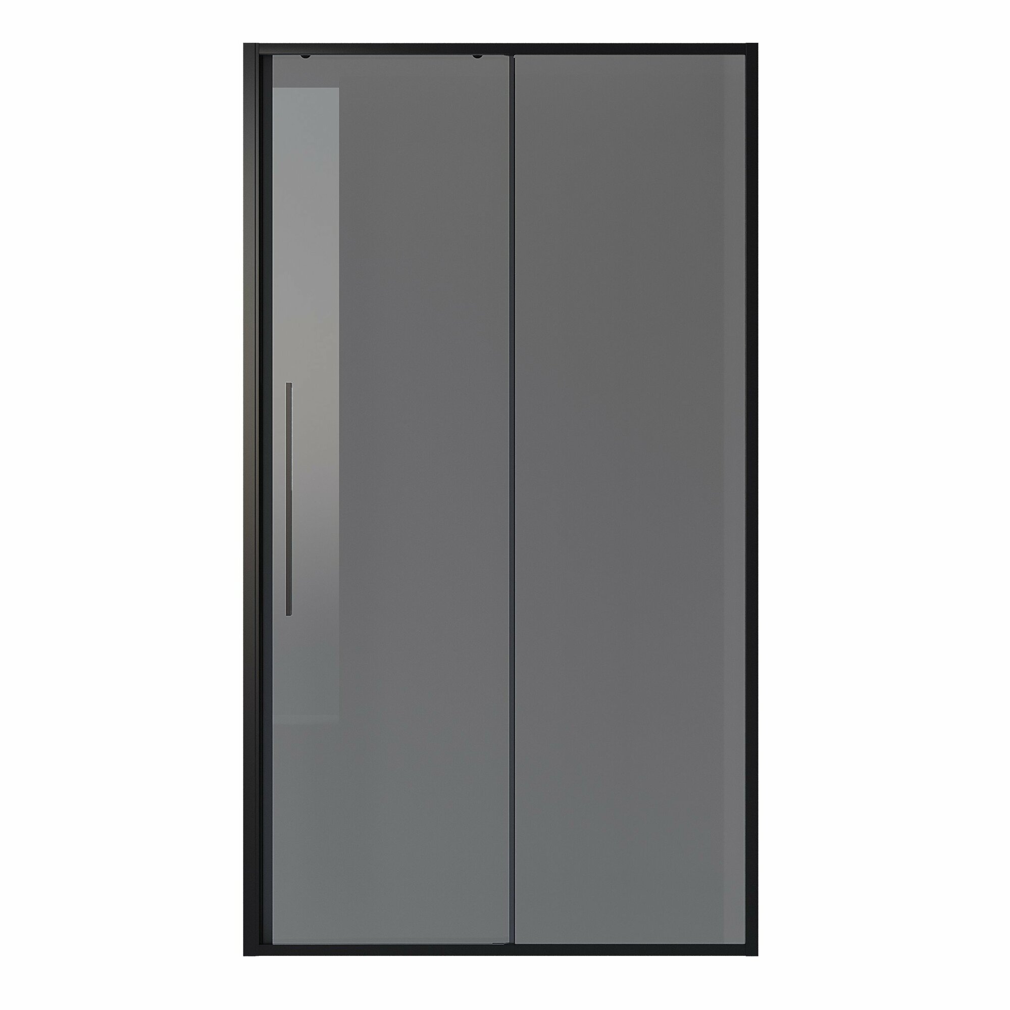 Душевая дверь в нишу Niagara NG-85-13TB (130*195) черный матовый