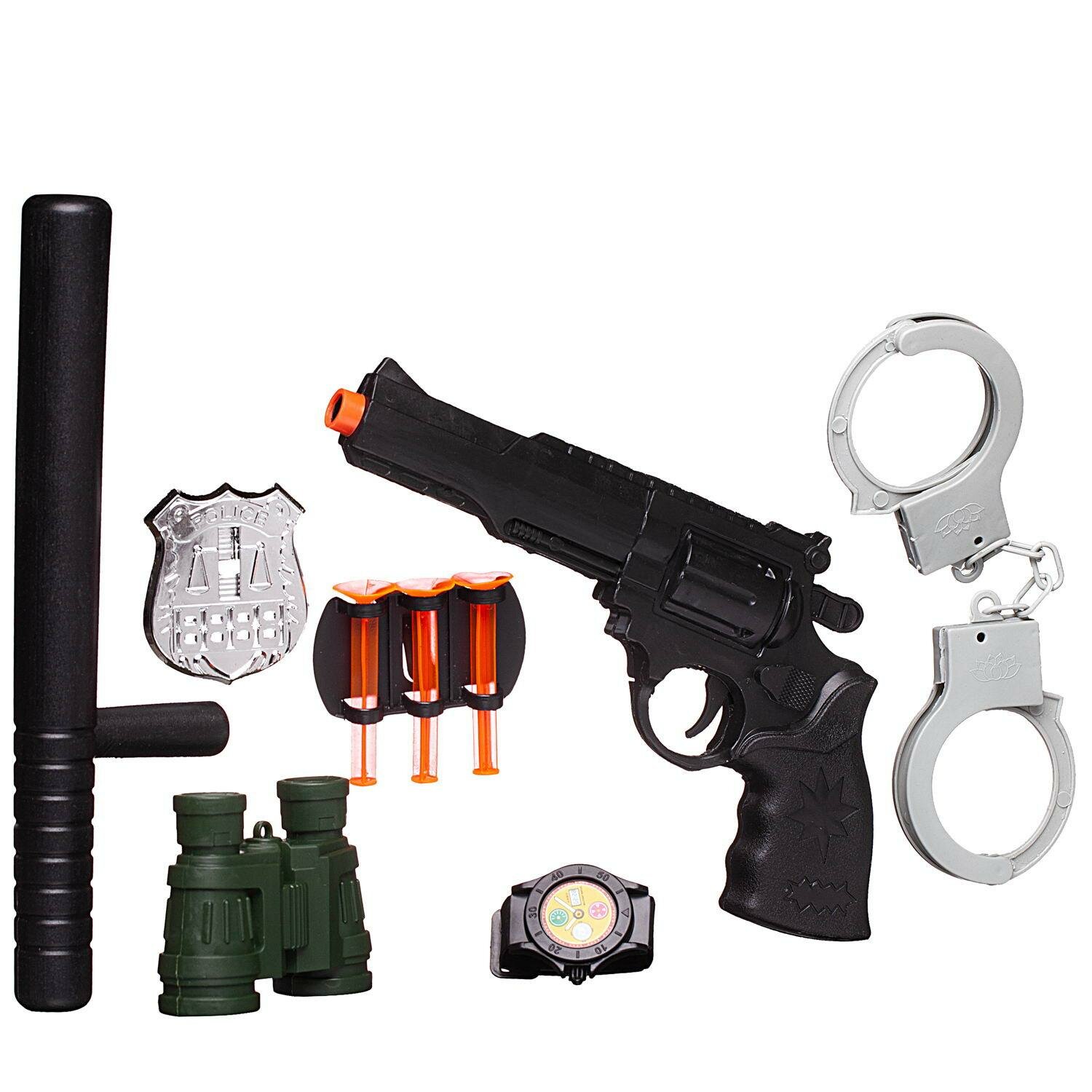 Игровой набор Junfa Полиция 10 предметов, на блистере 338-04-no
