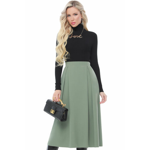 Юбка DStrend, размер 56, серо-зеленый юбка dstrend размер 56 черный