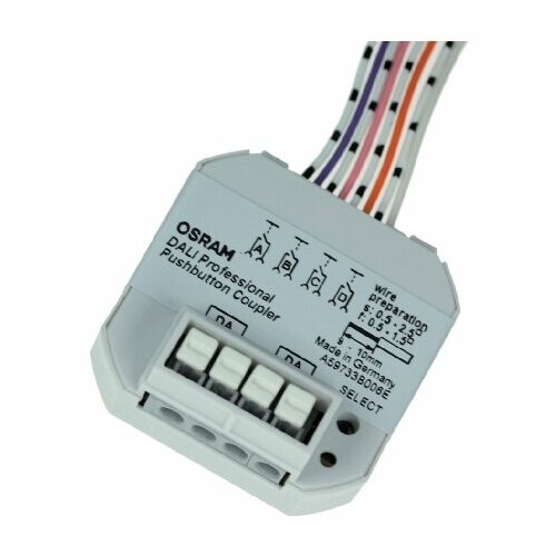 Компонент системы управления освещением DALICOUPLER PUSHB G2 7343000₽