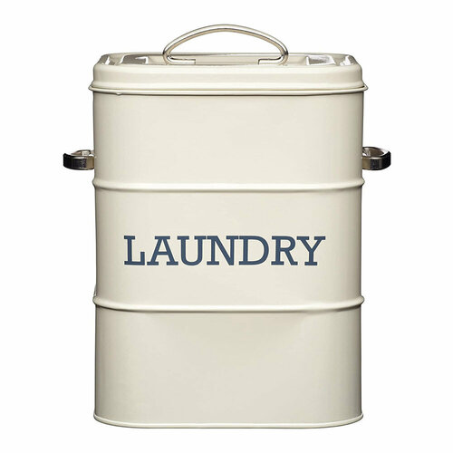 Контейнер для стирального порошка Living Nostalgia 19x16x27 см нержавеющая сталь цвет бежевый Kitchen Craft Великобритания LNLAUNDRYCRE 6296₽
