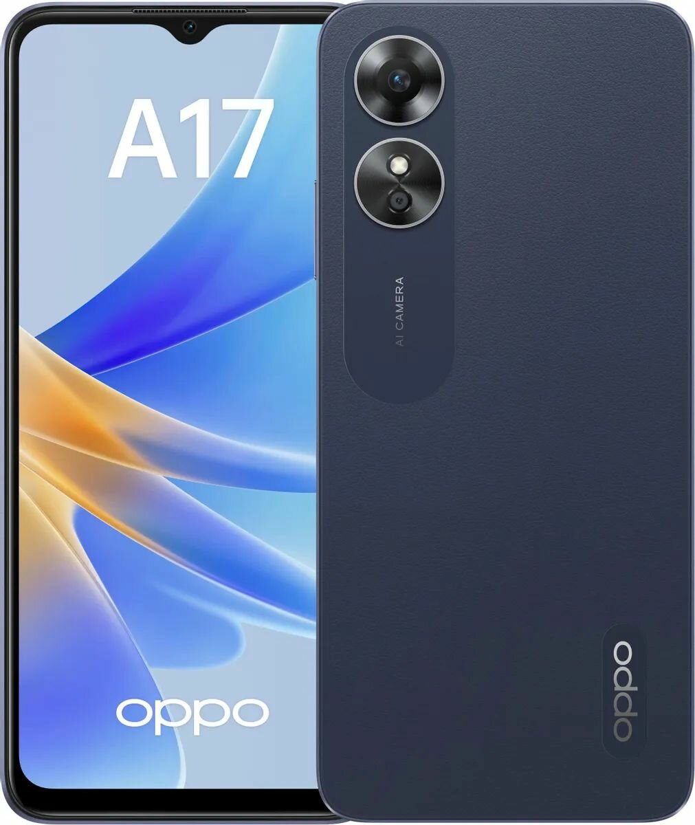 Смартфон OPPO A17 CPH2477 4+64Gb Черный