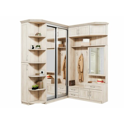 Прихожая угловая в коридор Триумф 25 180180х2306040 сонома 97439₽