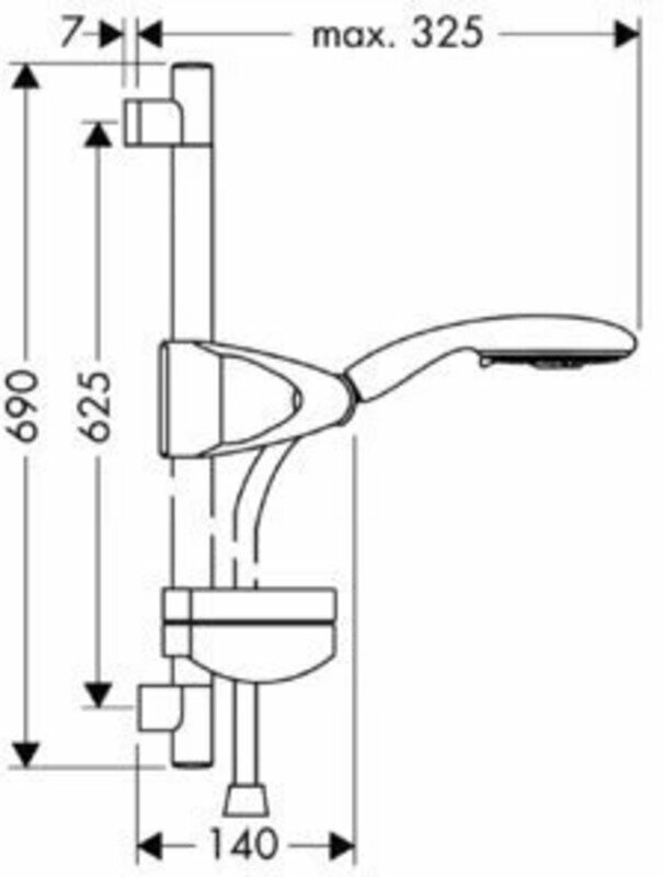 Гарнитур душевой Hansgrohe - фото №9