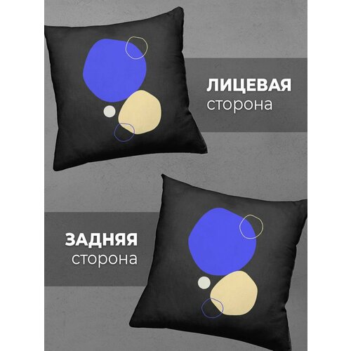 Подушка Printech Искусство художник портрет картина минимализм 35x35 PL-GA2P18-2BL35DTF 899₽