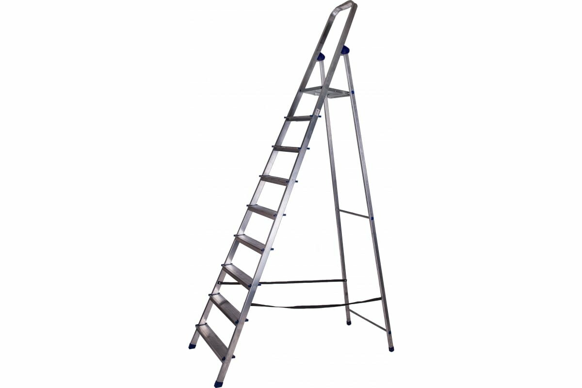 фото Лестница-стремянка стальная оцинк 9 СТ ОS09 8,7кг стайрс