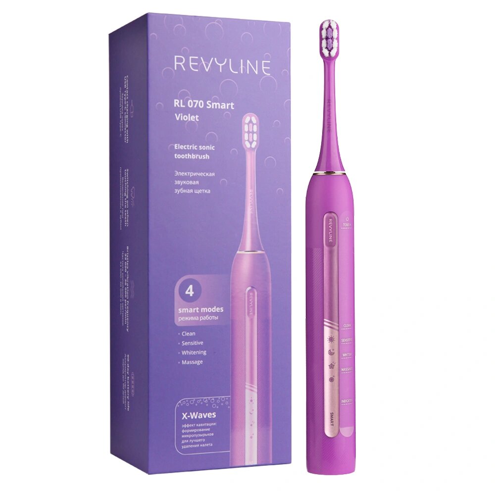 Электрическая зубная щётка Revyline RL 070 Violet