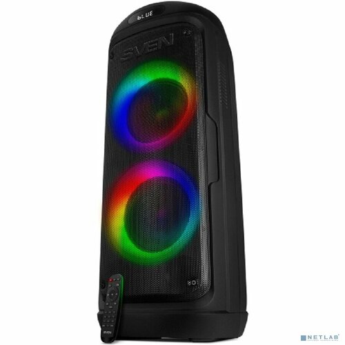 Sven Колонки АС PS-770, черный (100 Вт, TWS, Bluetooth, FM, USB, microSD, LED-дисплей, 4400мА*ч) чёрный
