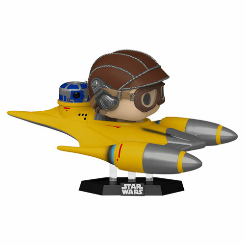 Фигурка Funko POP! Rides Bobble Star Wars Anakin Skywalker in Naboo Starfighter (Exc) (677) 70132 энакин скайуокер звездные войны фигурка anakin skywalker clone wars