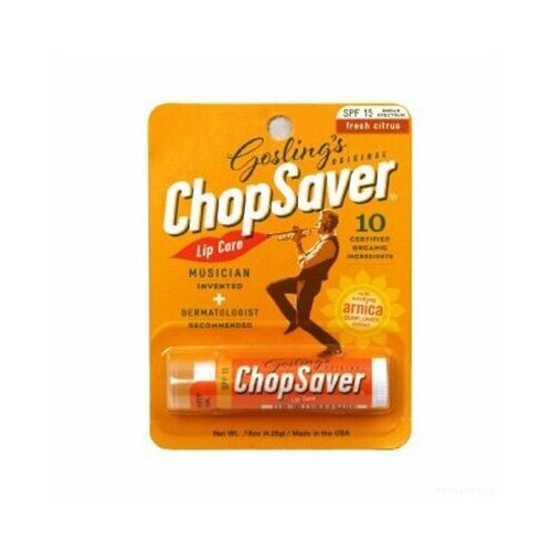CHOPSAVER CHPS with SPF15 Lip Balm гигиеническая помада для губ с УФ защитой (для музыкантов играющи