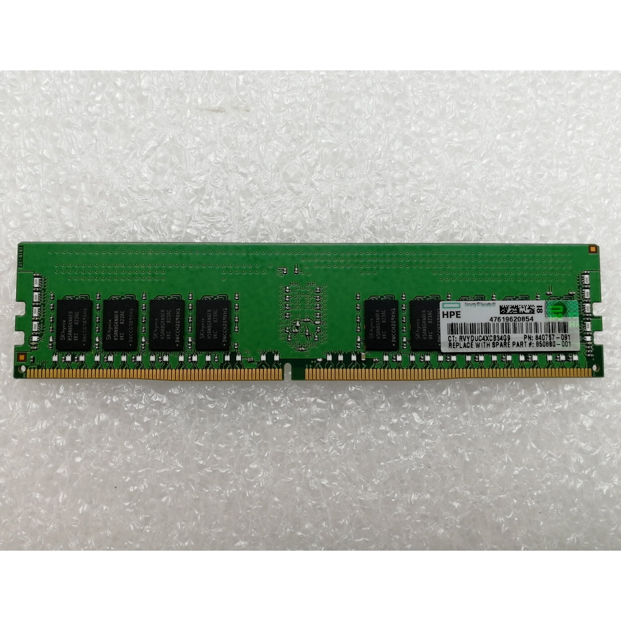 Оперативная память HP 815098-B21 16G 2666MHz DDR4 RDIMM серверная 850880-001, 840757-091 Single Rank x4 PC4-21300 CAS-19