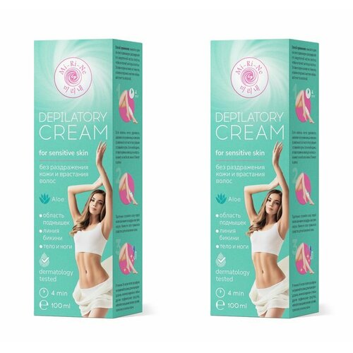 Mi-Ri-Ne Крем для депиляции Для чувствительной кожи 100 мл 2 шт 568₽