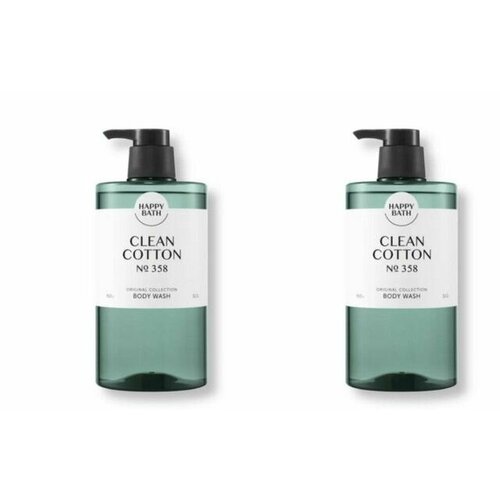 HAPPY BATH Гель для душа с ароматом хлопка 910 мл 2 шт 3757₽