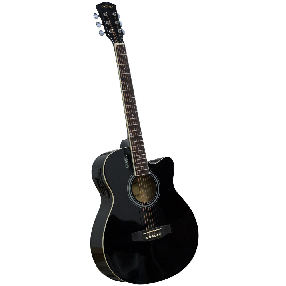 Гитара Электро-акустическая Elitaro E4050EQ BK чёрный отличное состояние