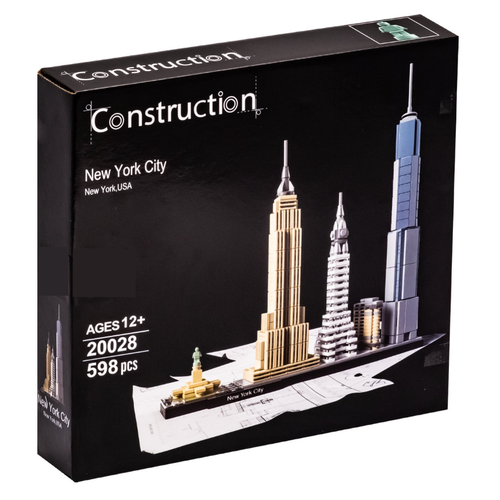 конструктор lego architecture 21028 нью йорк 598 дет Конструктор Нью-Йорк, 20028