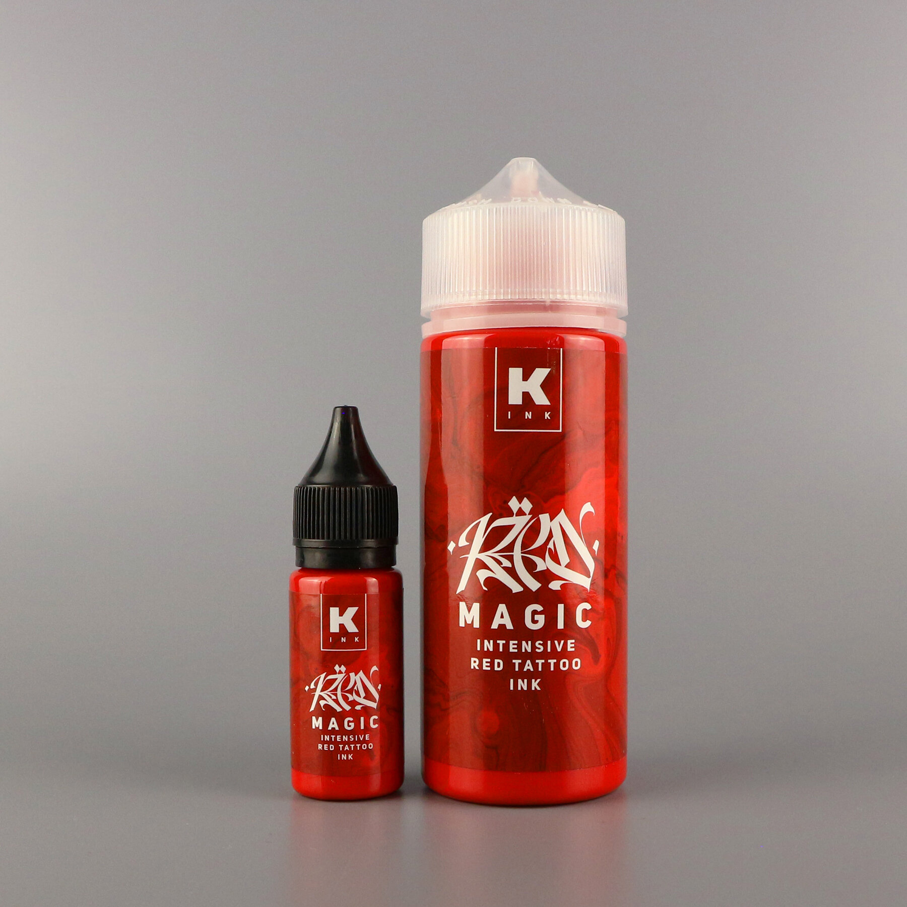 "Intensive Red" от бренда "KRASKA" - краска для татуировок красная, 15мл