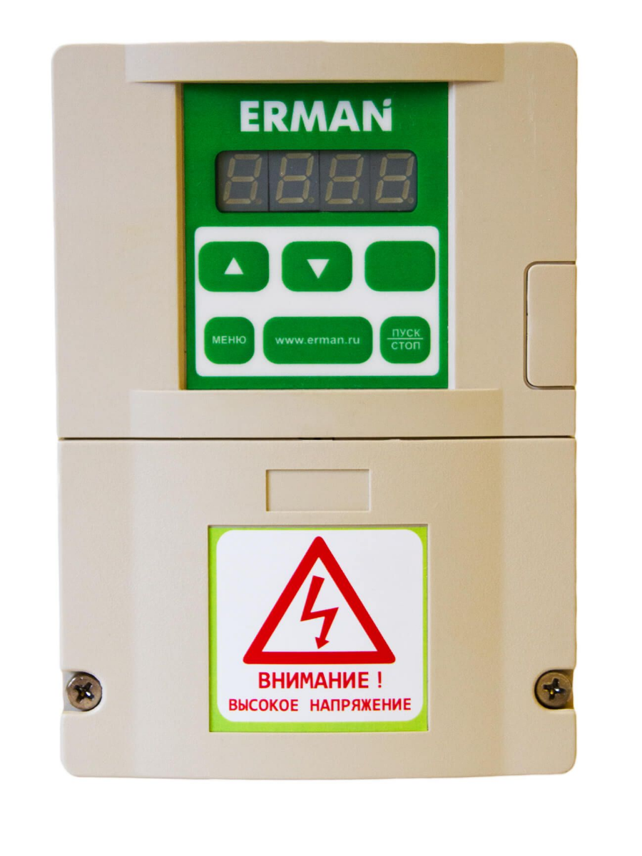 Частотный преобразователь ERMANGIZER ER-G-220-02 15 кВт инвертор 1500 Вт (1.5 кВт)