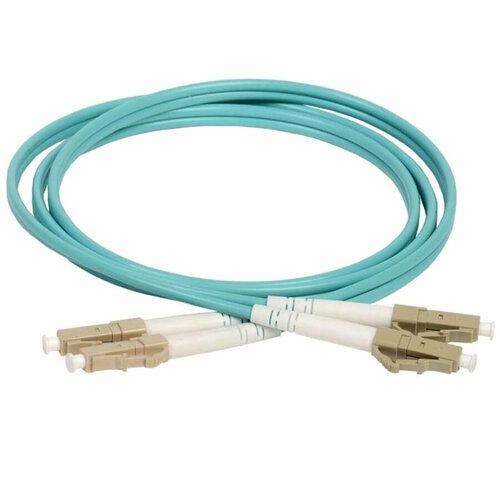 Патч-корд оптический (optic patch cord) LC/UPC-LC/UPC MM 50/125мкм OM3 многомодовый (duplex) 1 метр профиль соединительный для окон пвх 3 70 мм длина 1500 мм для соединения двух рам между собой