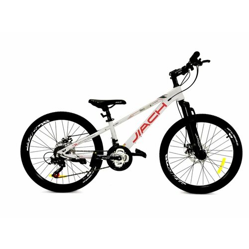Велосипед 24 JIACH сталь рама 11 21-ск диск белый 2035000₽