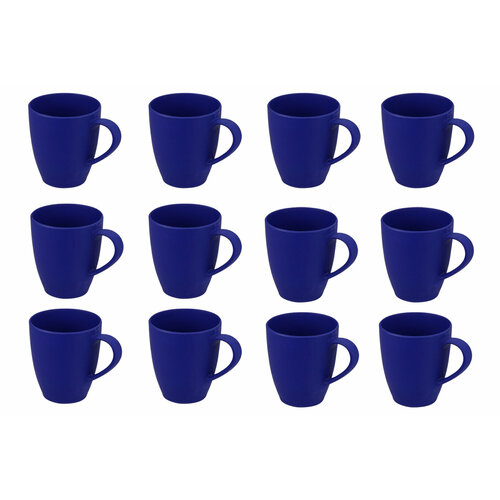 Кружка из натуральных волокон Grain синяя. набор 12шт