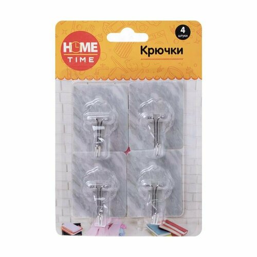 Крючки Home Time 4 шт в ассортименте 339₽