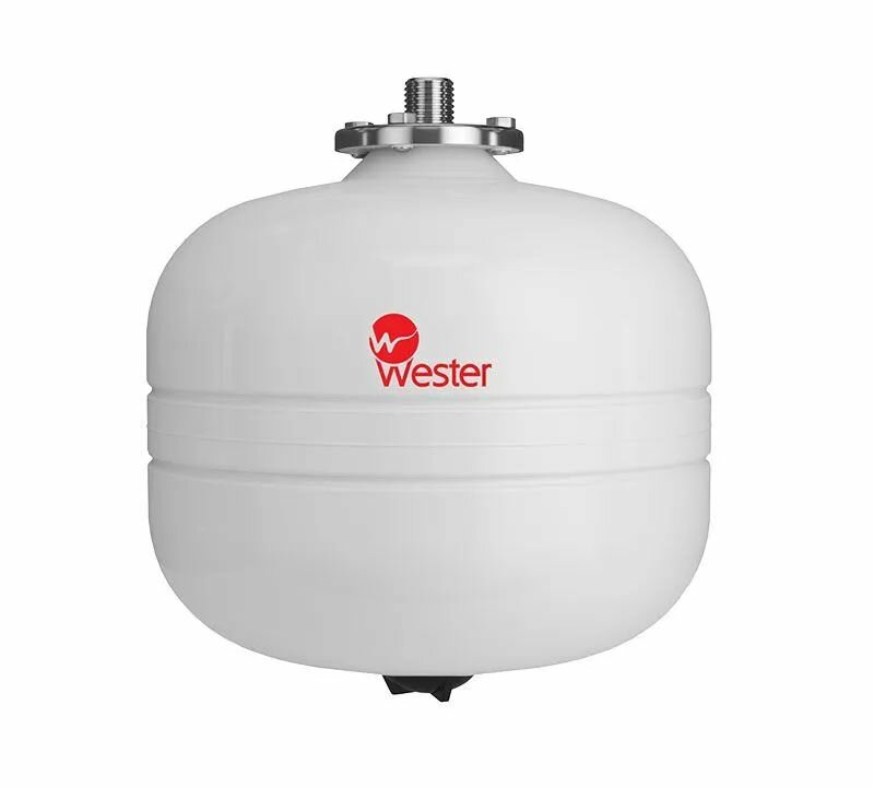 Бак расширительный Wester Premium WDV 12 л, 12 бар, контрфланец из нержавейки, для ГВС