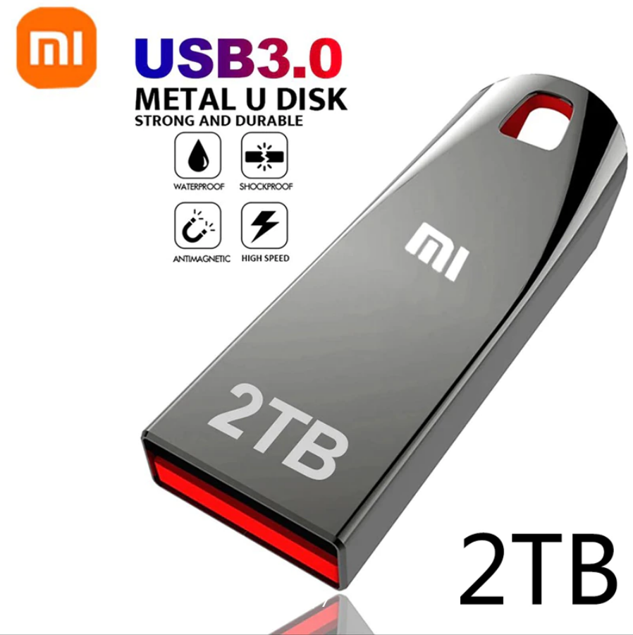 USB флэш-накопитель 3.0 высокоскоростной. 2ТБ, Металлический корпус