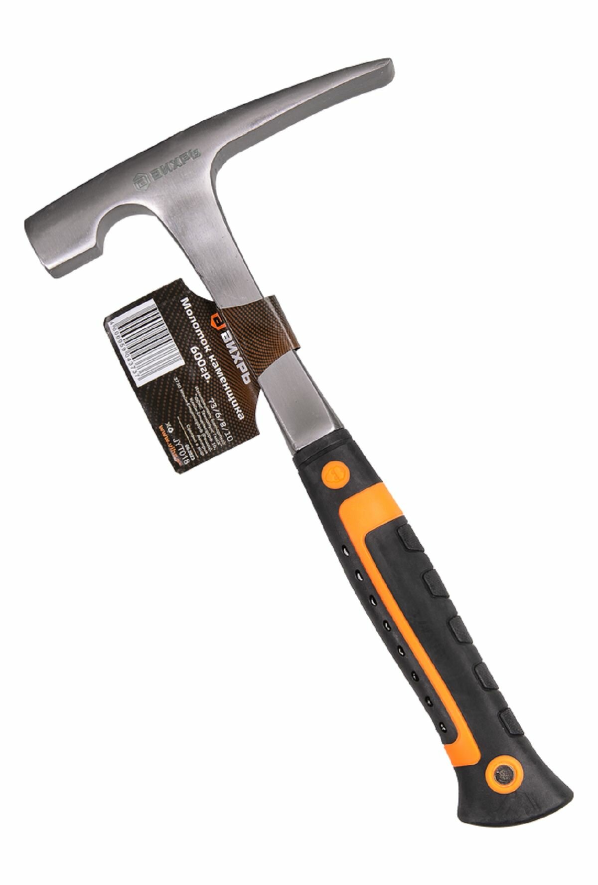 фото Молоток каменщика 600 г цельнометаллический Вихрь