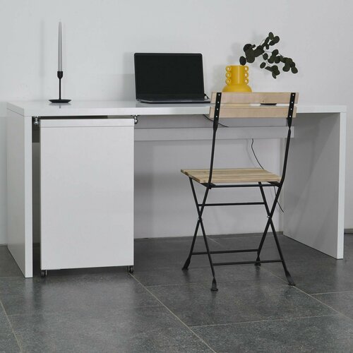 Письменный стол-трансформер Марм 151х65х73 см белый 13377₽