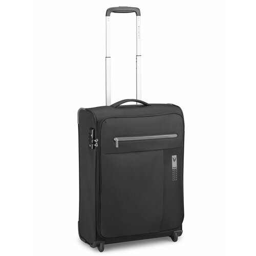 Чемодан RONCATO, 40 л, размер S, черный чемодан 417423 evolution cabin trolley expandable 55 83 navy blu