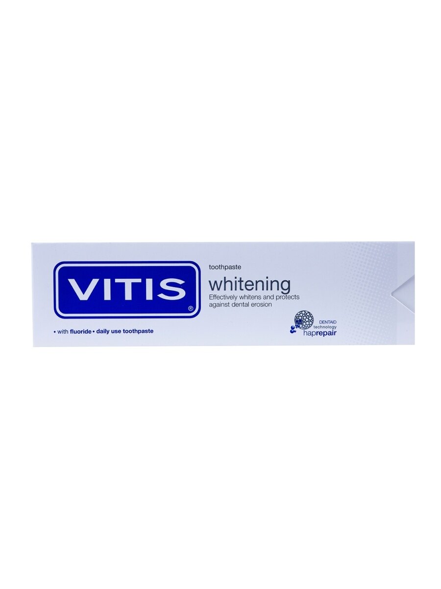 Зубная паста отбеливающая VITIS WHITENING DENTAID, 100 мл - фото №18