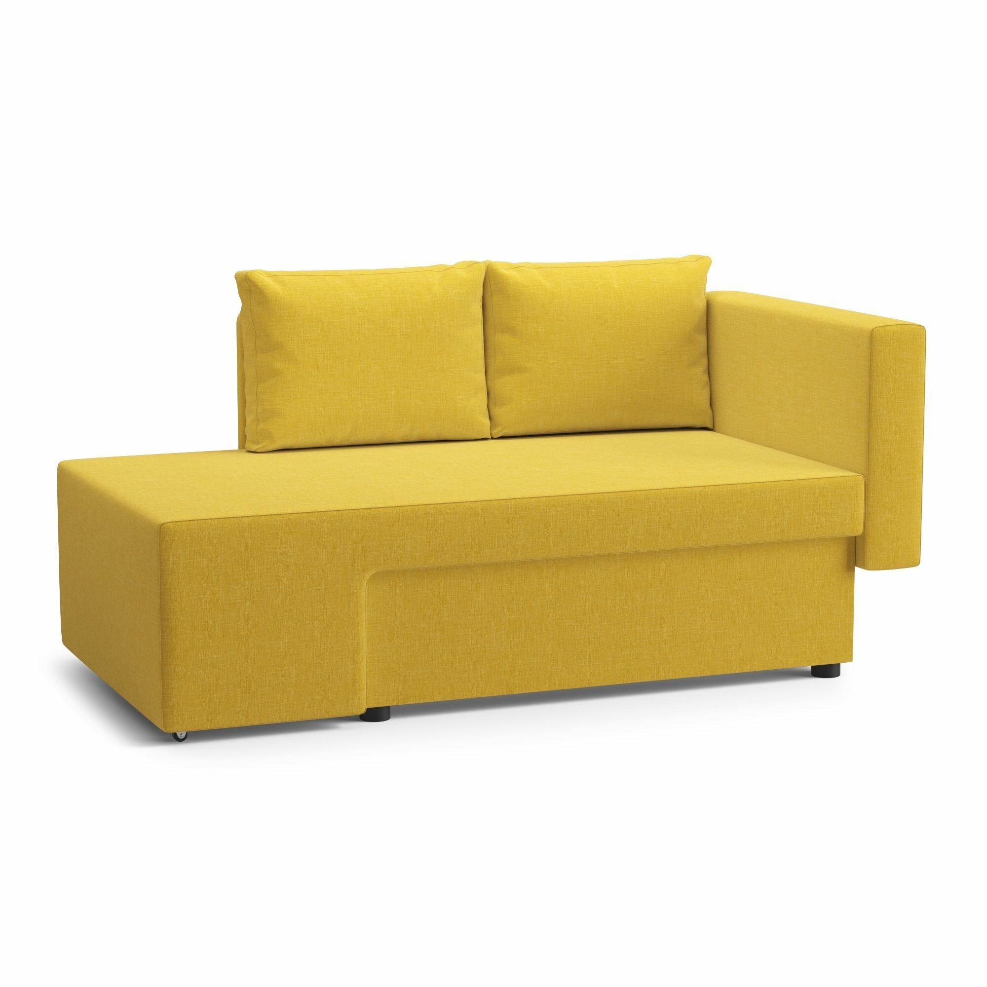 фото Диван-кровать раскладной Salotti фокс Шифт жёлтый
