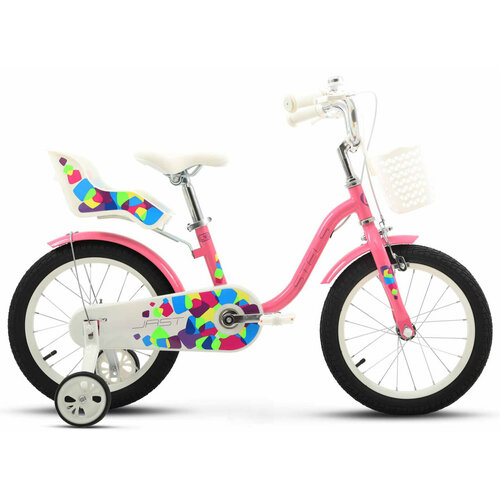 Детский велосипед Stels Jast KB 16 Z010 (2024) 16 Розовый (100-120 см)